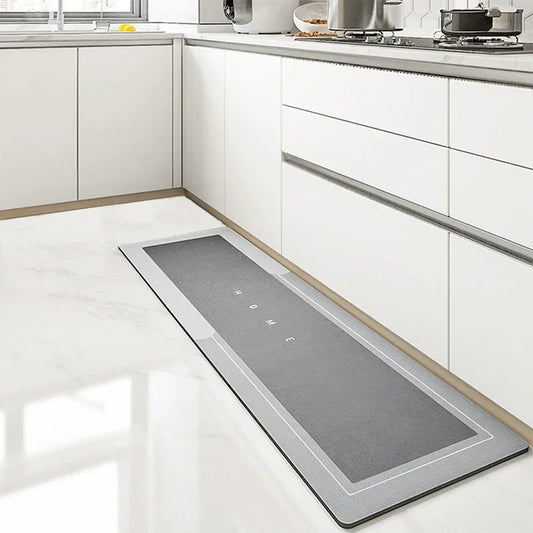 Diatomite Mat Kitchen Rug Non-Slip Kitchen Long Carpet Super Absorbent Floor Mats Entrance Doormat Carpets for Living Room 러그