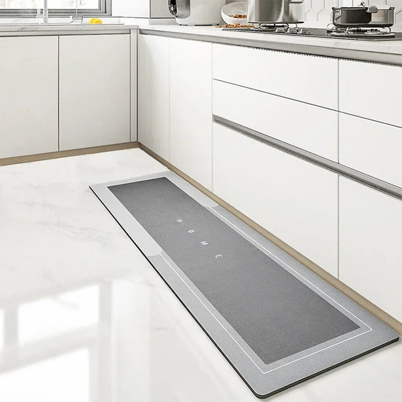 Diatomite Mat Kitchen Rug Non-Slip Kitchen Long Carpet Super Absorbent Floor Mats Entrance Doormat Carpets for Living Room 러그