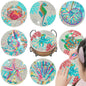 8Pc/Sets Mandala Diamond Painting Coasters DIY Diamond Art Coasters 5D Full Drill Diamond Coasters Acrylic round Cup