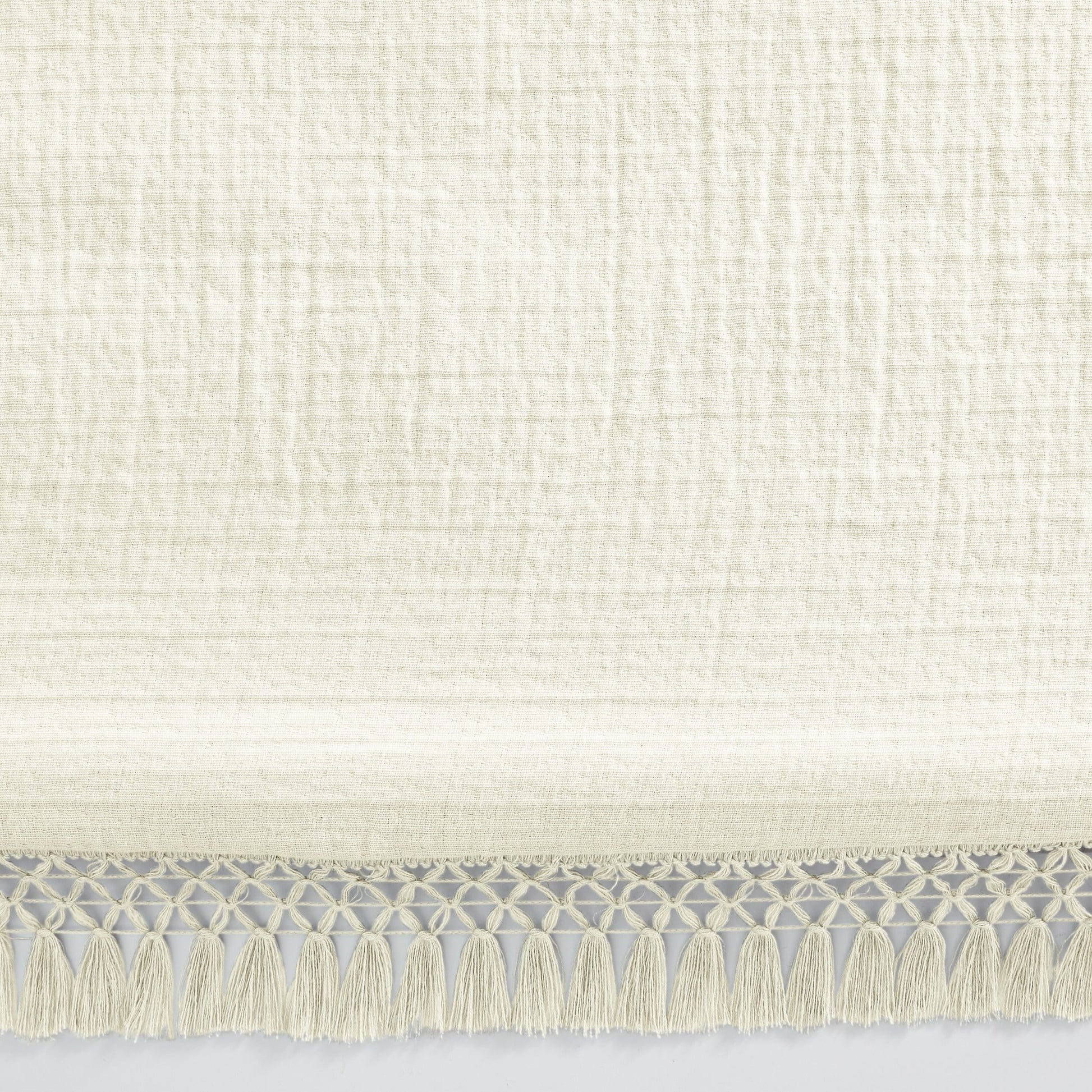 3-Piece Cream Textured Matelassé Duvet Cover Set, Full/Queen