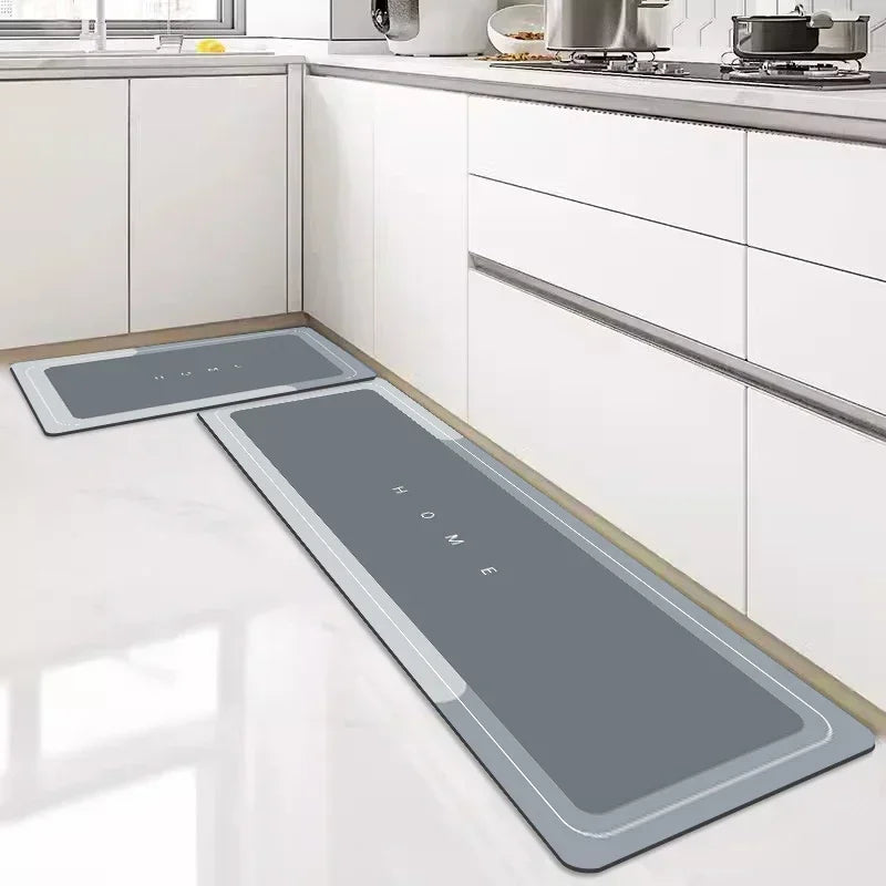 Diatomite Mat Kitchen Rug Non-Slip Kitchen Long Carpet Super Absorbent Floor Mats Entrance Doormat Carpets for Living Room 러그