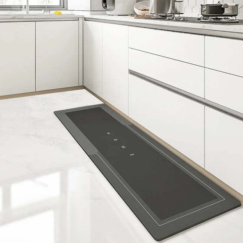 Diatomite Mat Kitchen Rug Non-Slip Kitchen Long Carpet Super Absorbent Floor Mats Entrance Doormat Carpets for Living Room 러그