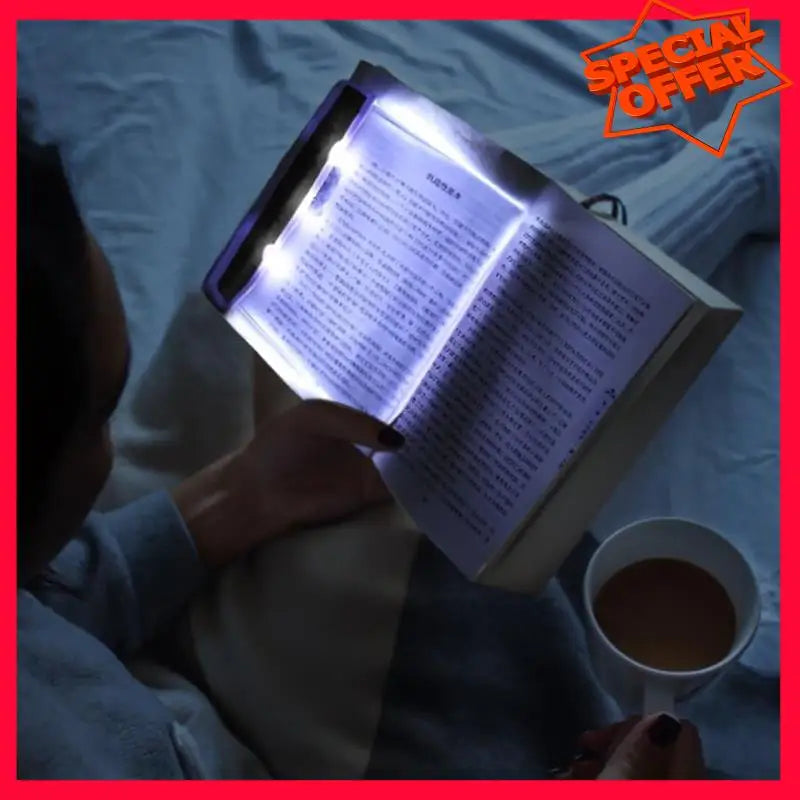 ESTR Multifunctional LED Flat-Panel Night Vision Reading Lamp - Clear Book Page Light for Nighttime Reading